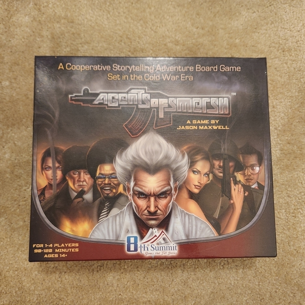 8th Summit Board Game Agents of Smersh (2nd Ed) Box‎ #EE